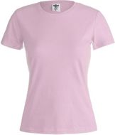 T-paita Women Colour T-Shirt "keya" WCS150, ruusu liikelahja logopainatuksella